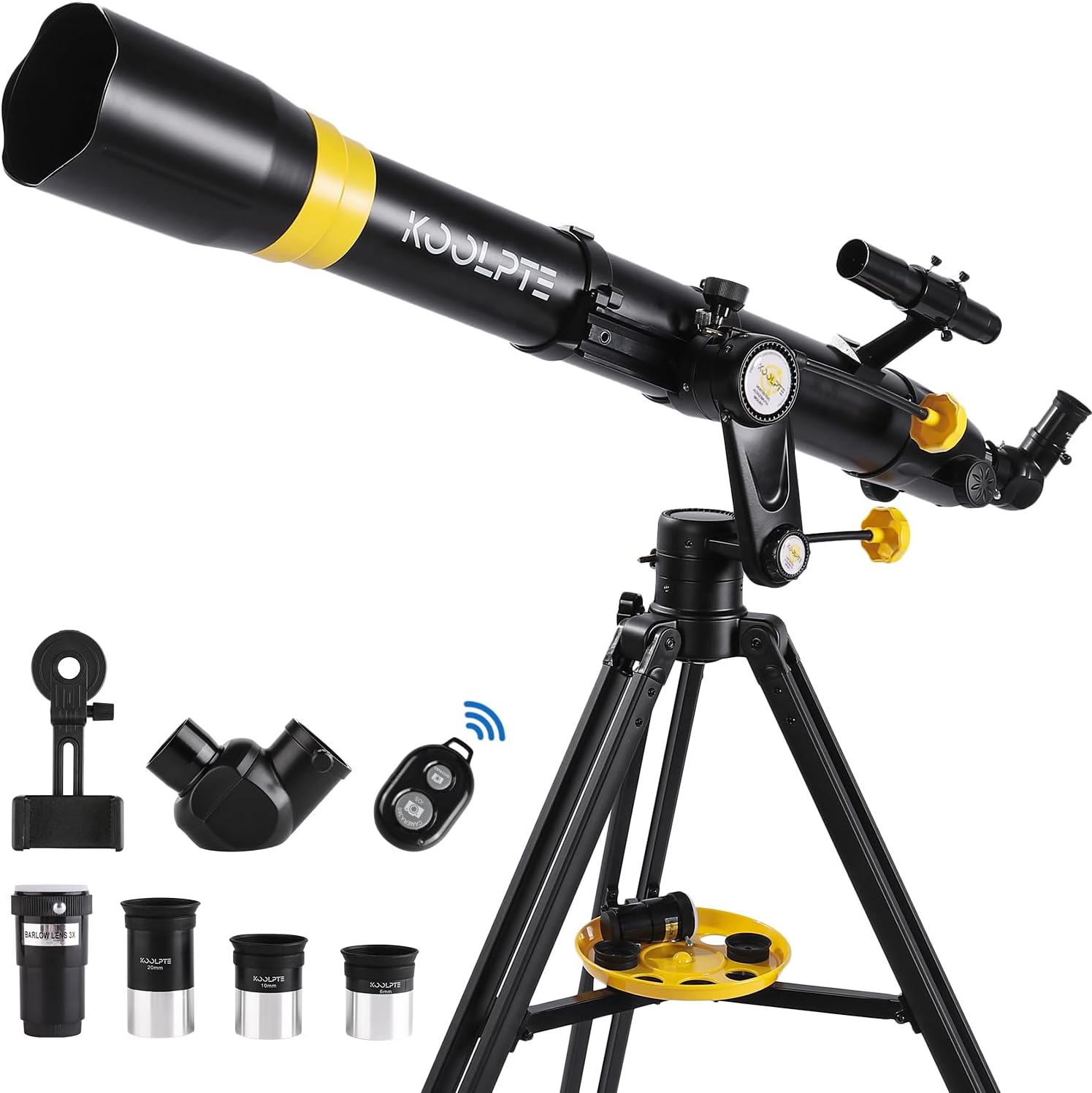Telescope 90mm / 900mm Vertisteel AZ — Black